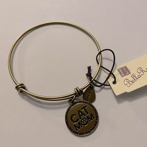 NWT Bella Ryann gold cat mom bracelet